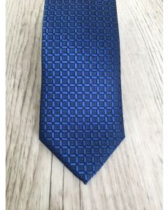Gravata Poliéster Jacquard 7cm - Azul Royal