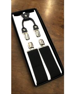 Suspensório Preto - Tamanho ajustável