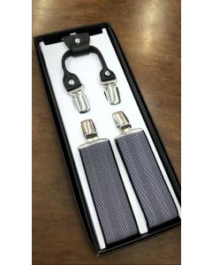 Suspensório Cinza - Tamanho Ajustável